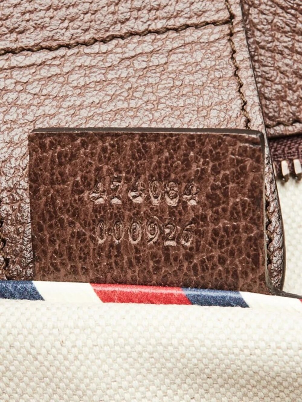 Gucci Beige/Ebony GG Coated Canvas Embroidered Courrier Soft Tote Bag - Picture 10 of 10